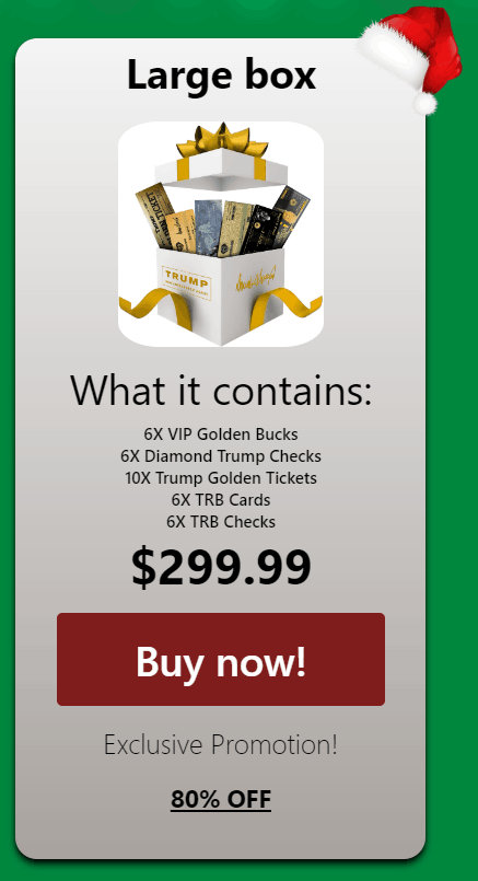 Trump Christmas LARGE Box